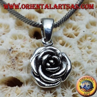 Rose Anhänger aus Silber