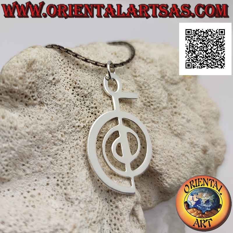 Sterling Silver Cho Ku Rei Pendant – Reiki Power Symbol