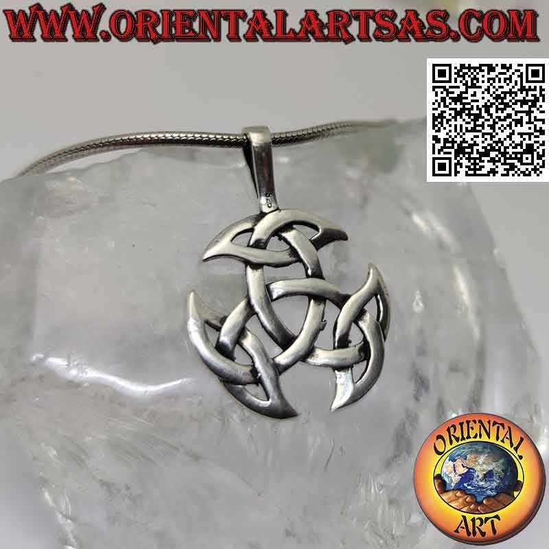 Silberanhänger, karolingisches Triquetra (groß)