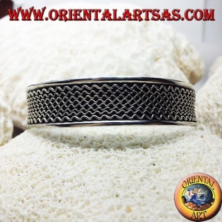 Bracelet argent, Waves main