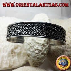 bracciale in argento fatto a mano Onde 