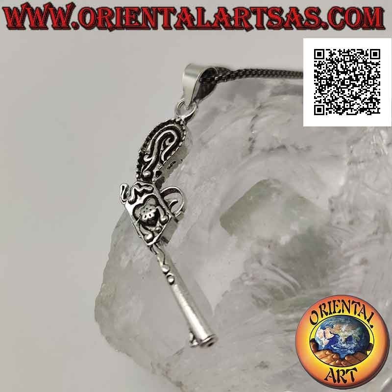 Ciondolo Argento 925 Pistola Revolver Cowboy | Stile Western