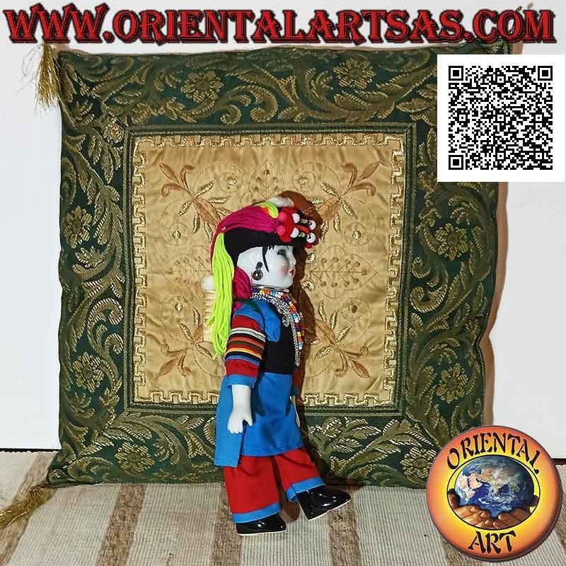 Chiang Mai Thai Traditional Teen Doll - Karen or Yang Hill Tribe (Handmade)
