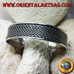 Silber-Armband, handgemachte Wellen