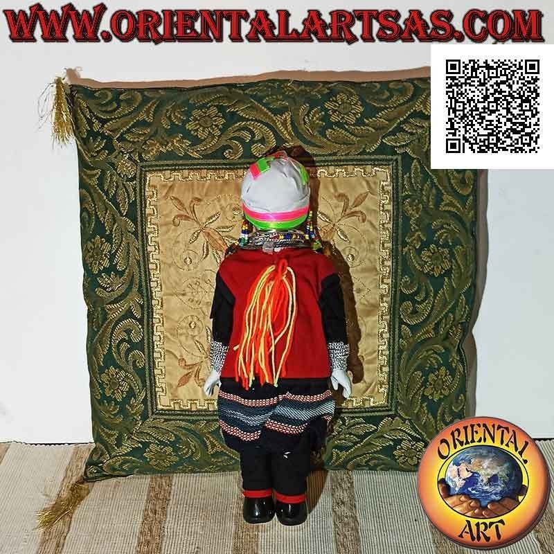 Muñeca tradicional tailandesa de Chiang Mai - la tribu Yang Deng (hecha a mano)
