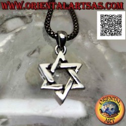 Silver pendant, star of...