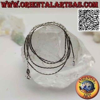 Collier chaîne en argent 925‰, lien "joint" (épaisseur 0,8 mm)
