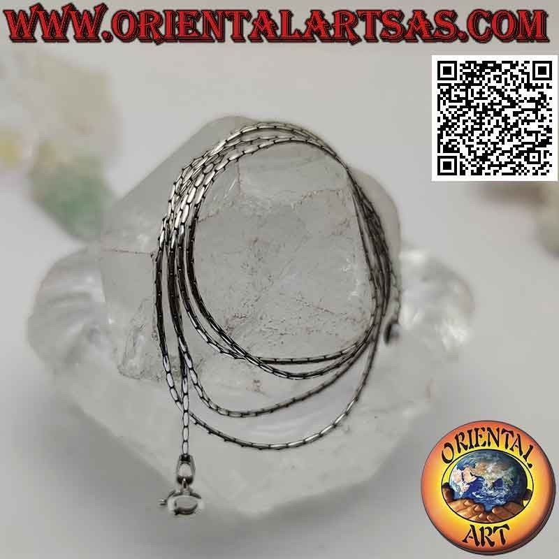 925 ‰ silver chain necklace, "joint" link (thickness 0,8 mm)