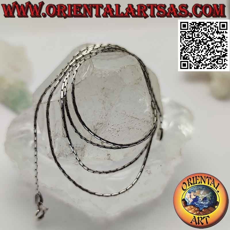 Collar de cadena de plata 925 ‰, eslabón "joint" (grosor 0,8 mm)