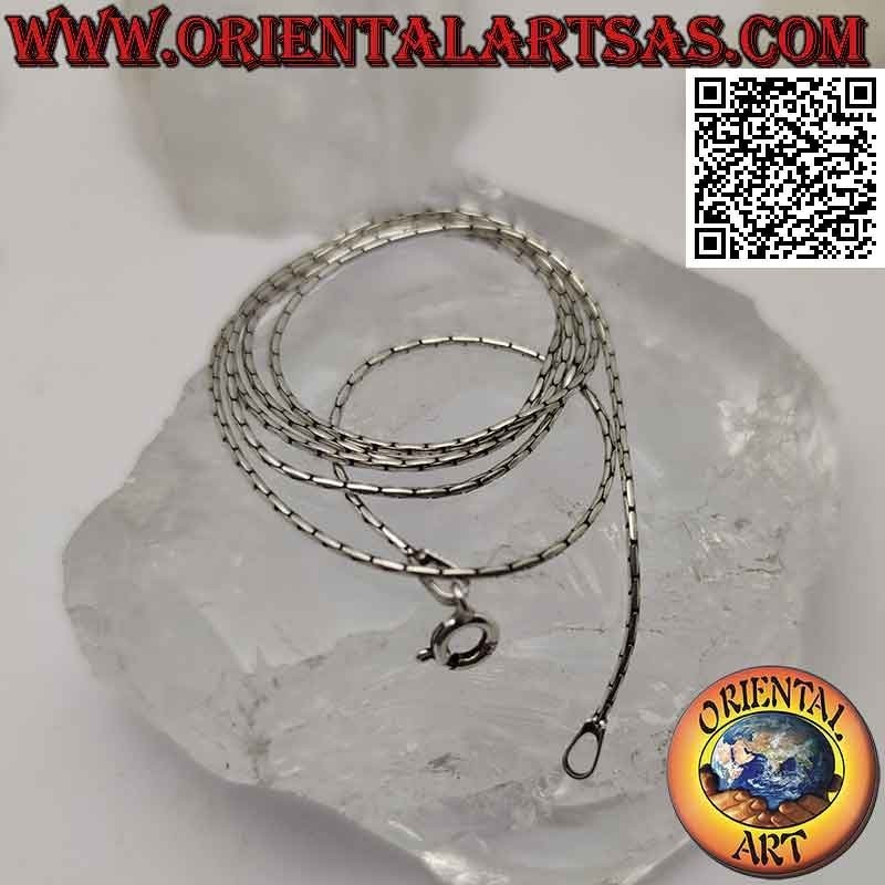Collana catenina in argento 925 ‰, maglia "snodo" (spessore 0,8 mm)