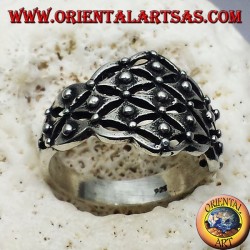 Anello in argento , fede Sarda