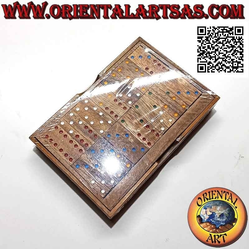 Jeu de société "Domino" en bois de suar