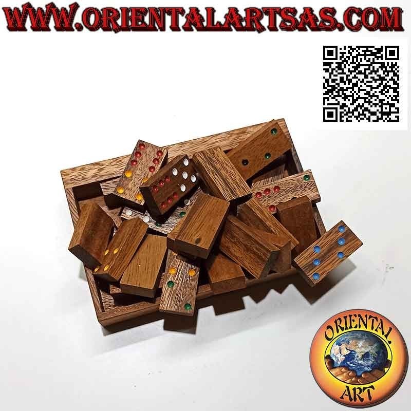Jeu de société "Domino" en bois de suar
