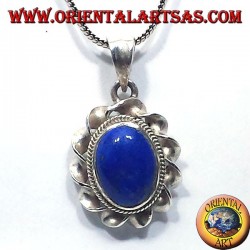 Silber-Anhänger mit Oval Lapislazuli