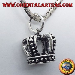 Ciondolo in argento corona