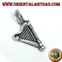 Celtic Harp colgante en plata