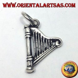 Celtic Harp colgante en plata