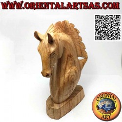 Horse head sculpture in...