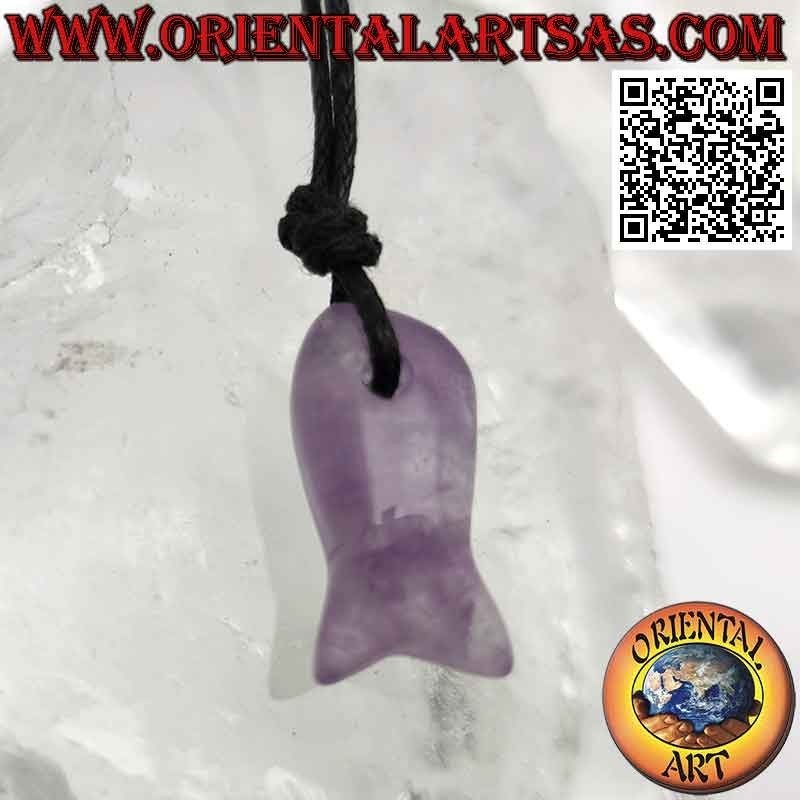 Ciondolo Ametista Pesce Portafortuna: Talismano Zen | Oriental Art
