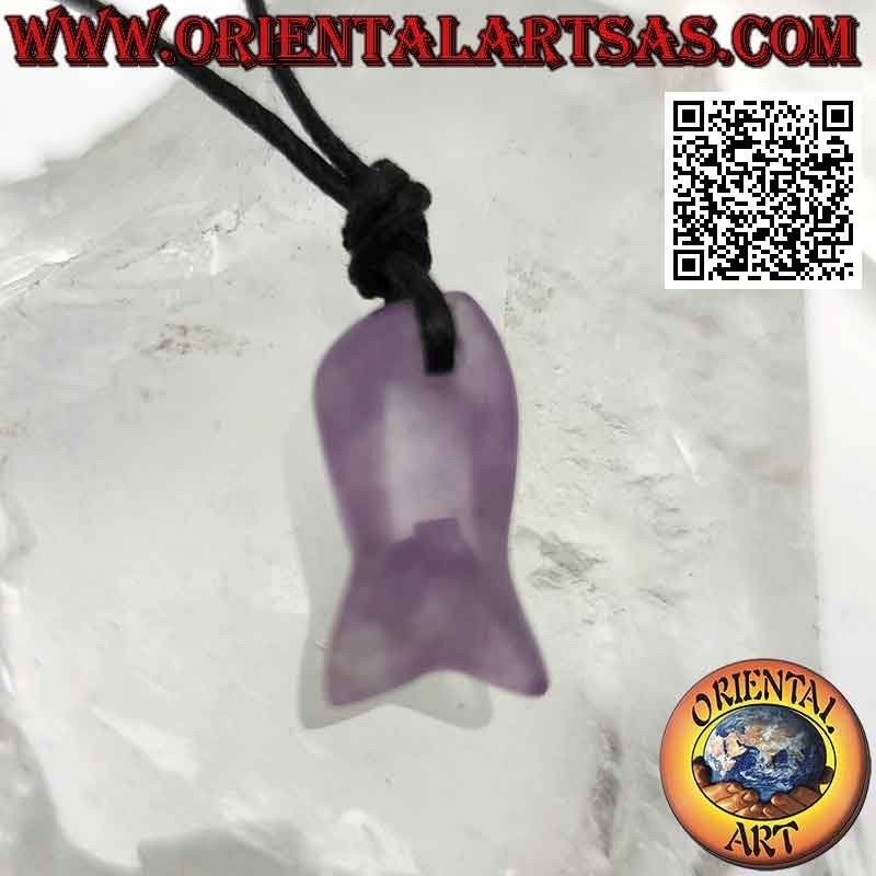 Pendentif Poisson Améthyste : Votre Talisman de Chance