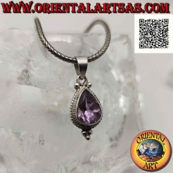 Silberner Anhänger mit...