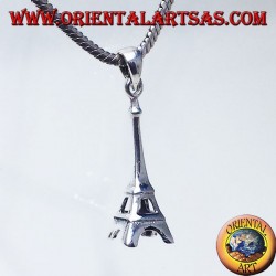 colgante de plata de la torre Eiffel