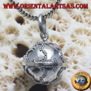 ciondolo chiama  angeli in argento (richiamo degli angeli) 1