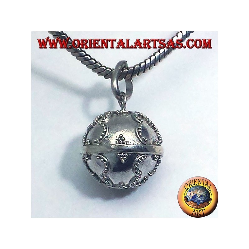 ciondolo chiama  angeli in argento (richiamo degli angeli) 1
