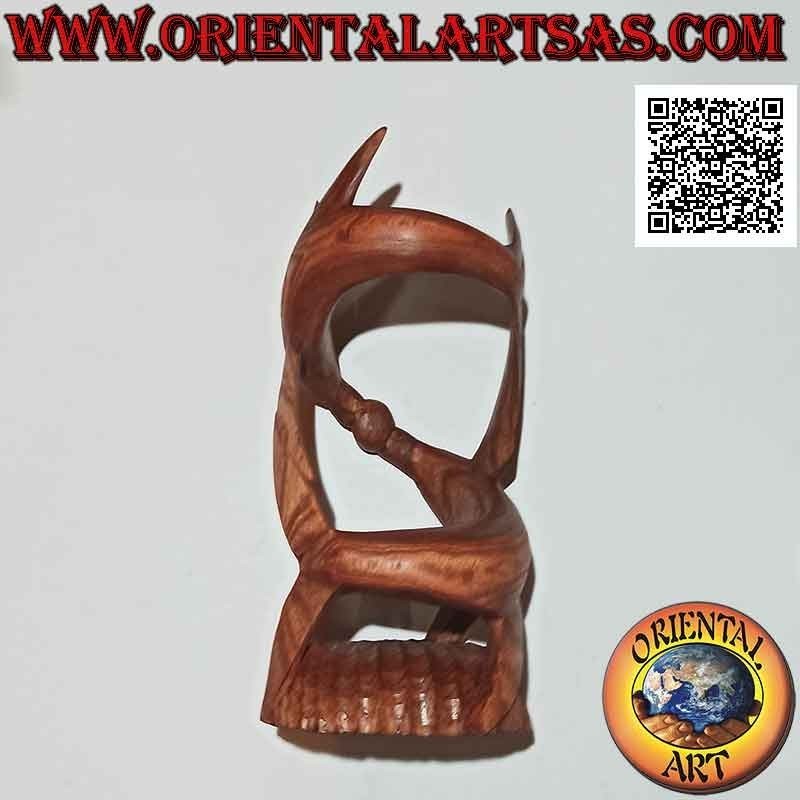 copy of Escultura de soporte de botella de un par de delfines en espiral en juego envolvente