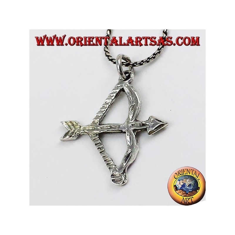 ciondolo in argento Arco con freccia
