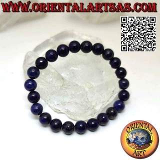 8mm Natural Lapis Lazuli Stretch Bracelet
