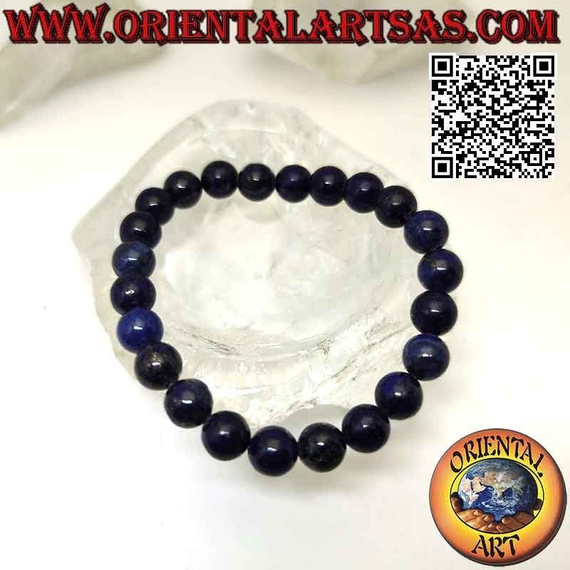 Bracciale Lapislazzulo Naturale 8mm Elastico | Stile & Benessere