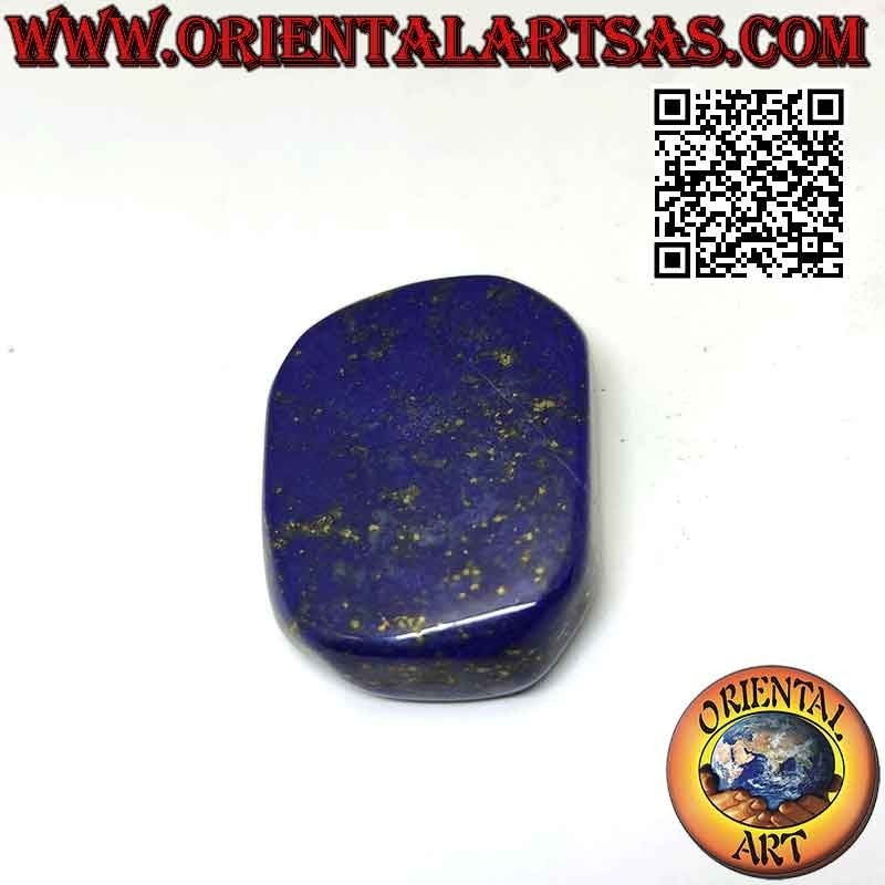 Großer flacher getrommelter Lapislazuli (30,5 g)