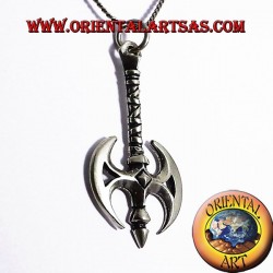 Axe pendentif hache avec Silver Dragon Celtic