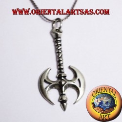 Axe pendentif hache avec Silver Dragon Celtic