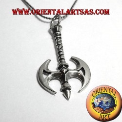 Axe pendentif hache avec Silver Dragon Celtic