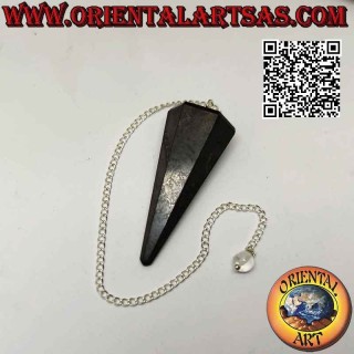 Pendolo Ossidiana Nera Sfaccettato – Guida e Protezione | Oriental Art