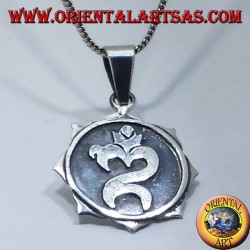 Indonesische Om Anhänger, Silber