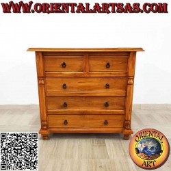 Commode à colonnes...