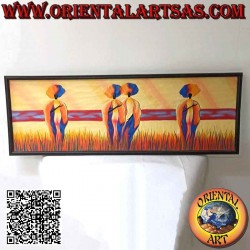 Hand painted picture on...