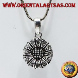 Pendentif de tournesol en argent