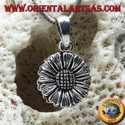 ciondolo in argento girasole