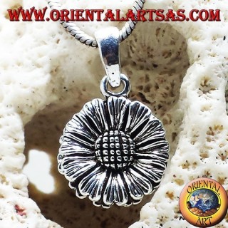 Sunflower Anhänger in Silber