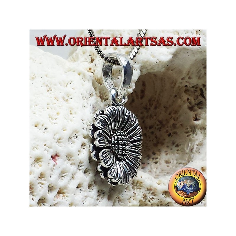 Sunflower Anhänger in Silber