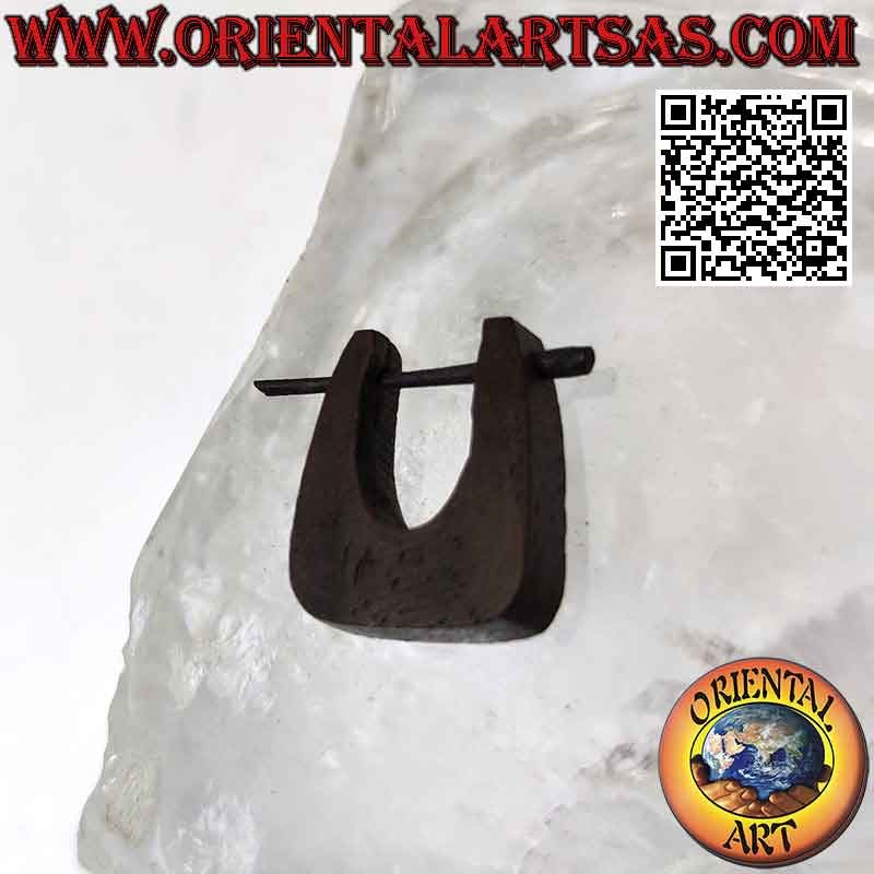 20 Pezzi Orecchini A Cerchio In Legno 4 Cm Diametro - Foto 7