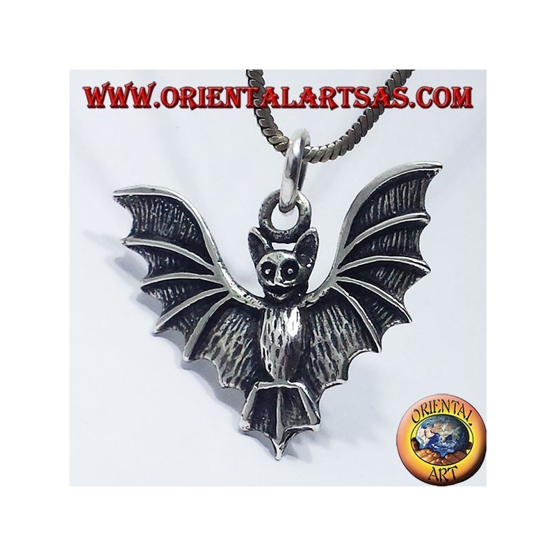 Bate colgante de plata