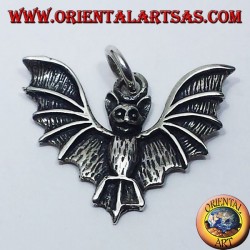 Silver pendant bat