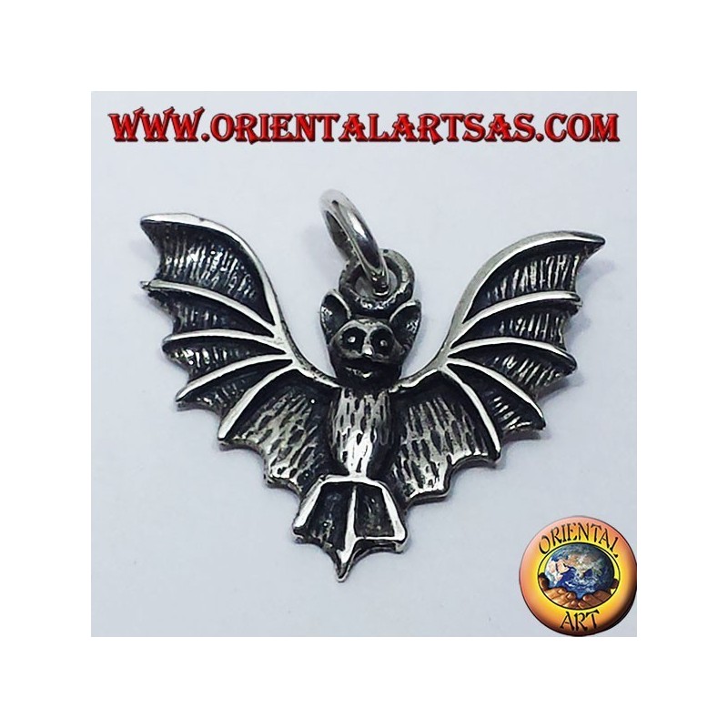 Silber Anhänger Fledermaus