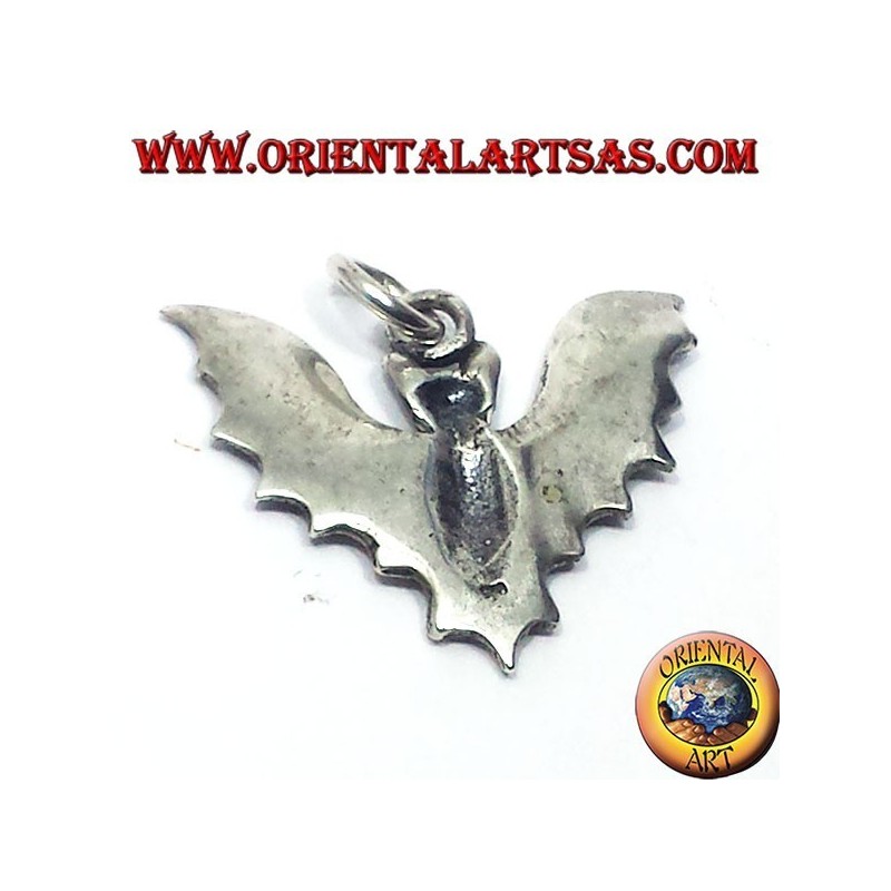 Argent bat pendentif