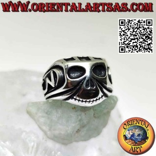 Bague en Argent 925 Crâne Johnny Depp | Style Rock et Cinéma
